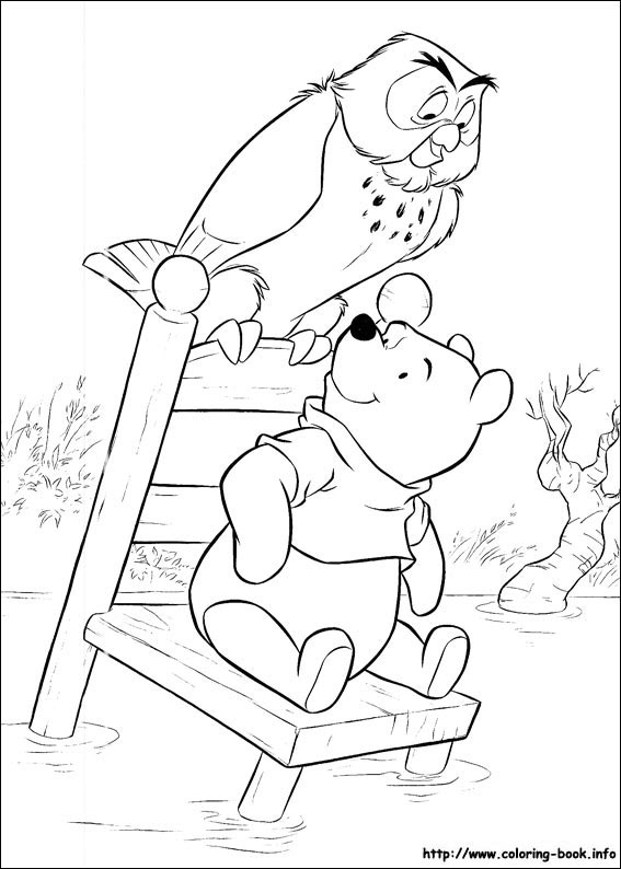 Winnie the Pooh coloring picture